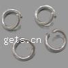 Stainless Steel Open Jump Ring, 304 Stainless Steel, Donut, original color Approx 