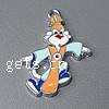 Zinc Alloy Enamel Pendants, Cat Approx 2mm 