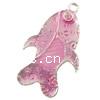 Zinc Alloy Animal Pendants, Fish, plated Approx 2mm 