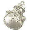 Zinc Alloy Christmas Pendants, Snowman, plated, Christmas jewelry Approx 2mm 