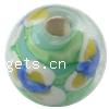 Handmade Lampwork Beads, Round shape 