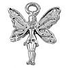 Character Shaped Zinc Alloy Pendants, Fairy, plated Approx 2mm 