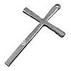 Zinc Alloy Cross Pendants, plated Approx 2mm 