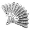 Zinc Alloy Chandelier Components, Fan, plated, 1/6 loop Approx 2mm 