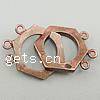 Brass Interlocking Clasp, Polygon, plated Approx 2mm 