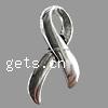 Awareness Ribbon Pendant, Zinc Alloy, plated Approx 