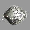 Zinc Alloy Animal Beads, Fish, plated Approx 2.5mm 