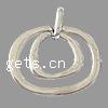 Zinc Alloy Flat Round Pendants, Apple, plated Approx 6mm 