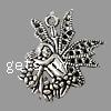 Zinc Alloy Pendant Rhinestone Setting, Angel, plated Approx 2.5mm 