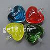 Lampwork Pendants, Heart, handmade Approx 8mm 