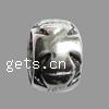 Zinc Alloy European Beads, Drum, plated Approx 5mm 