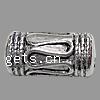 Zinc Alloy European Beads, Tube, plated Approx 4mm 