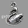 Zinc Alloy Animal Pendants, Swan, plated Approx 1.5mm 