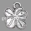 Zinc Alloy Flower Pendants, plated cadmium free Approx 1.5mm 