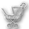 pendentif d'outil en argent fin, argent sterling 925, Landau de bébé, Placage, plus de couleurs à choisir Vendu par PC