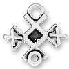 Sterling Silver Pendants, 925 Sterling Silver, Rhombus, plated 