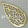 Brass Jewelry Pendants, Teardrop, plated Approx 1mm 