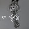 Zinc Alloy Flat Round Pendants, plated, nickel, lead & cadmium free Approx 