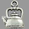 Zinc Alloy Tool Pendants, Teapot, plated cadmium free Approx 3mm 