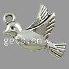 Zinc Alloy Animal Pendants, Bird, plated Approx 2mm, Approx 