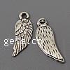 Wing Shaped Zinc Alloy Pendants, plated cadmium free Approx 1.5mm, Approx 