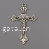 Zinc Alloy Cross Pendants, Crucifix Cross, plated Approx 2mm, Approx 