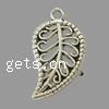 Zinc Alloy Leaf Pendants cadmium free Approx 1mm 