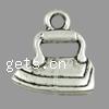 Zinc Alloy Tool Pendants, plated cadmium free Approx 3mm 