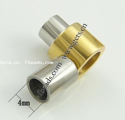 Cierre magnético redondo de acero inoxidable, acero inoxidable 316, chapado, Modificado para requisitos particulares, más colores para la opción, 17x10mm,7.9mm, agujero:aproximado 4mm, Vendido por UD