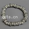 Bracelets En alliage de zinc, avec strass, sans plomb et nickel, 8-11mm .5 pouce, Vendu par brin