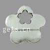 Zinc Alloy Flower Pendants, plated, 5 petal cadmium free Approx 5mm 