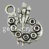 Zinc Alloy Tool Pendants, plated cadmium free Approx 2mm 