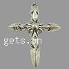 Zinc Alloy Cross Pendants, Sword Cross, plated cadmium free Approx 2mm 