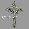 Zinc Alloy Cross Pendants, Crucifix Cross, plated Approx 2mm, Approx 