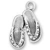 Sterling Silber Schuhe Anhänger, 925 Sterling Silber, plattiert, keine, 18x14mm, verkauft von PC