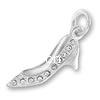 Sterling Silber Schuhe Anhänger, 925 Sterling Silber, plattiert, keine, 24x9mm, verkauft von PC