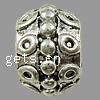 Zinc Alloy European Beads, Drum, plated Approx 4mm 