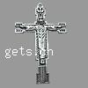 Zinc Alloy Cross Pendants, Crucifix Cross, plated Approx 2mm, Approx 