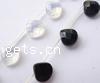 Drop Crystal Beads, Teardrop Sold per 15.  Strand