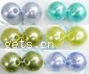 plastique ABS goutte, Rond, perle d'imitation, plus de couleurs à choisir, 7mm Environ 1.5-2mm Vendu par sac