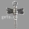 Zinc Alloy Animal Pendants, Dragonfly, plated Approx 2mm 