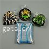 Lampwork Pendants, handmade, mixed, mixed colors, 30-65mm Approx 4-6mm 