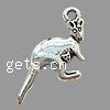 Zinc Alloy Animal Pendants, Kangaroo, plated nickel, lead & cadmium free Approx 2mm 