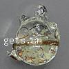 Animal Lampwork Pendants, Turtle Approx 2mm 