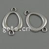 Zinc Alloy Charm Connector Approx 2mm, Approx 