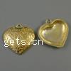 Zinc Alloy Heart Pendants, plated cadmium free Approx 3mm, Approx 