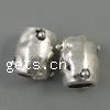 Perles European en alliage de zinc, tambour, Placage, plus de couleurs à choisir Environ 4mm, Environ Vendu par kg