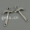 Zinc Alloy Tool Pendants, plated cadmium free Approx 2mm, Approx 