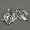 Zinc Alloy Leaf Pendants cadmium free Approx 2mm, Approx 