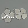 Zinc Alloy Flower Pendants, plated cadmium free Approx 3mm, Approx 